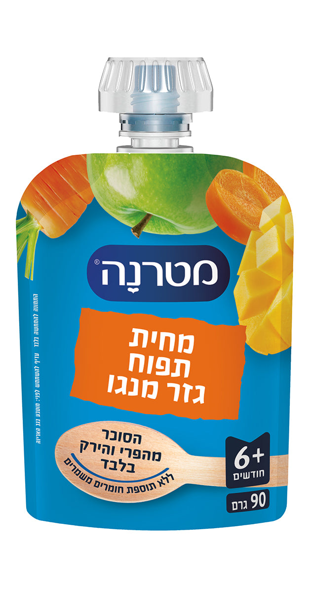 מטרנה מחית תפוח מנגו גזר פאוץ