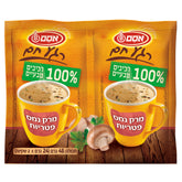 מרק נמס זוג פטריות