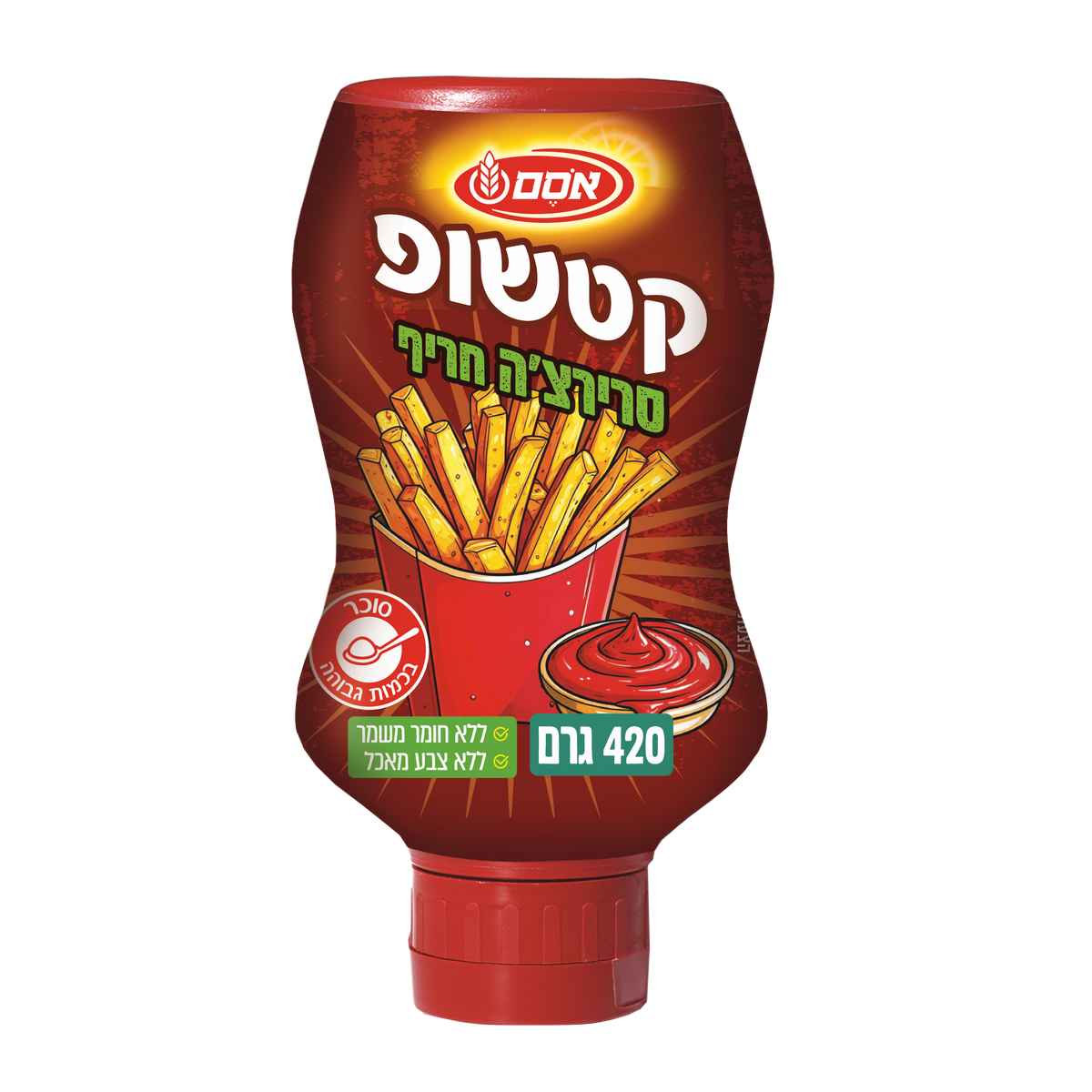 אסם קטשופ ברביקיו אמריקאי