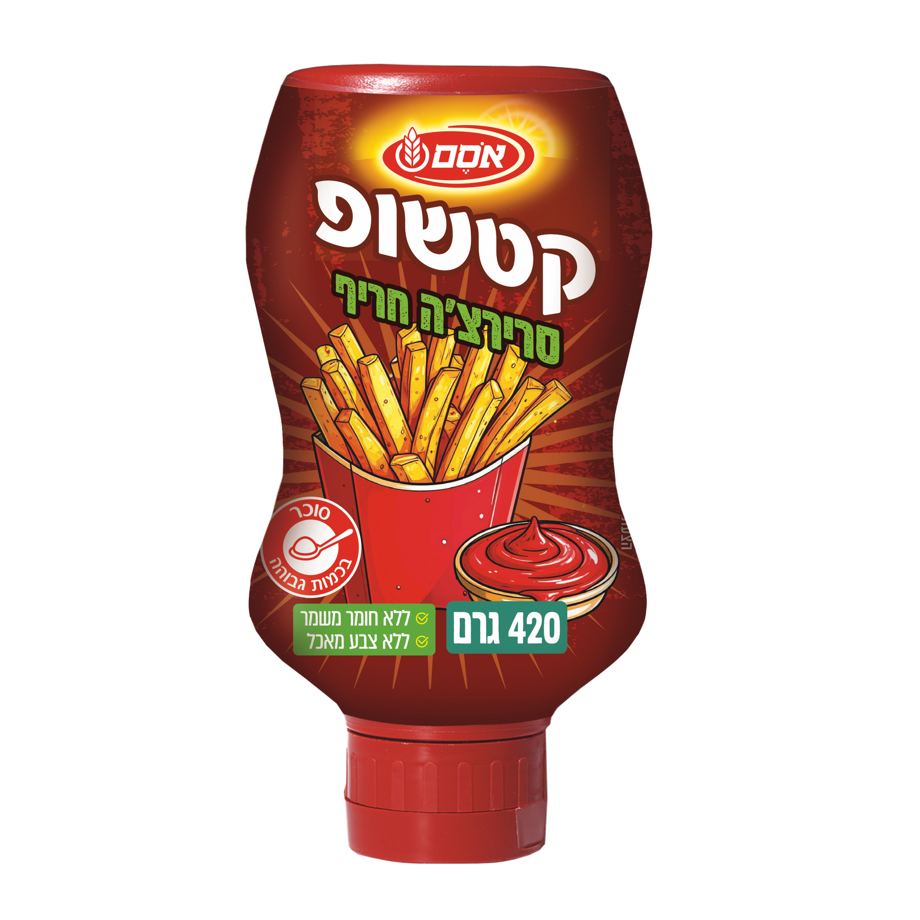 אסם קטשופ ברביקיו אמריקאי